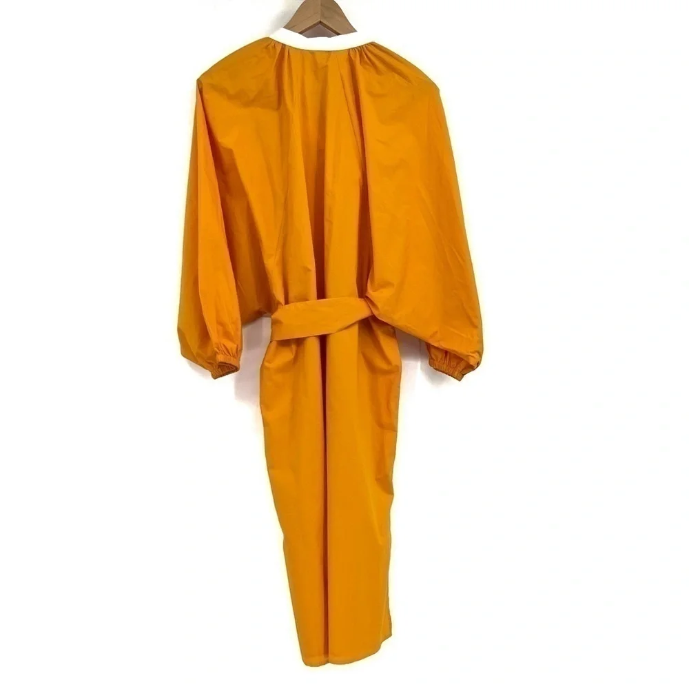 Tory Burch Puffed Sleeve Tunic Dress Vine Orange NWT Tory Burch SMALL NEW DRESS